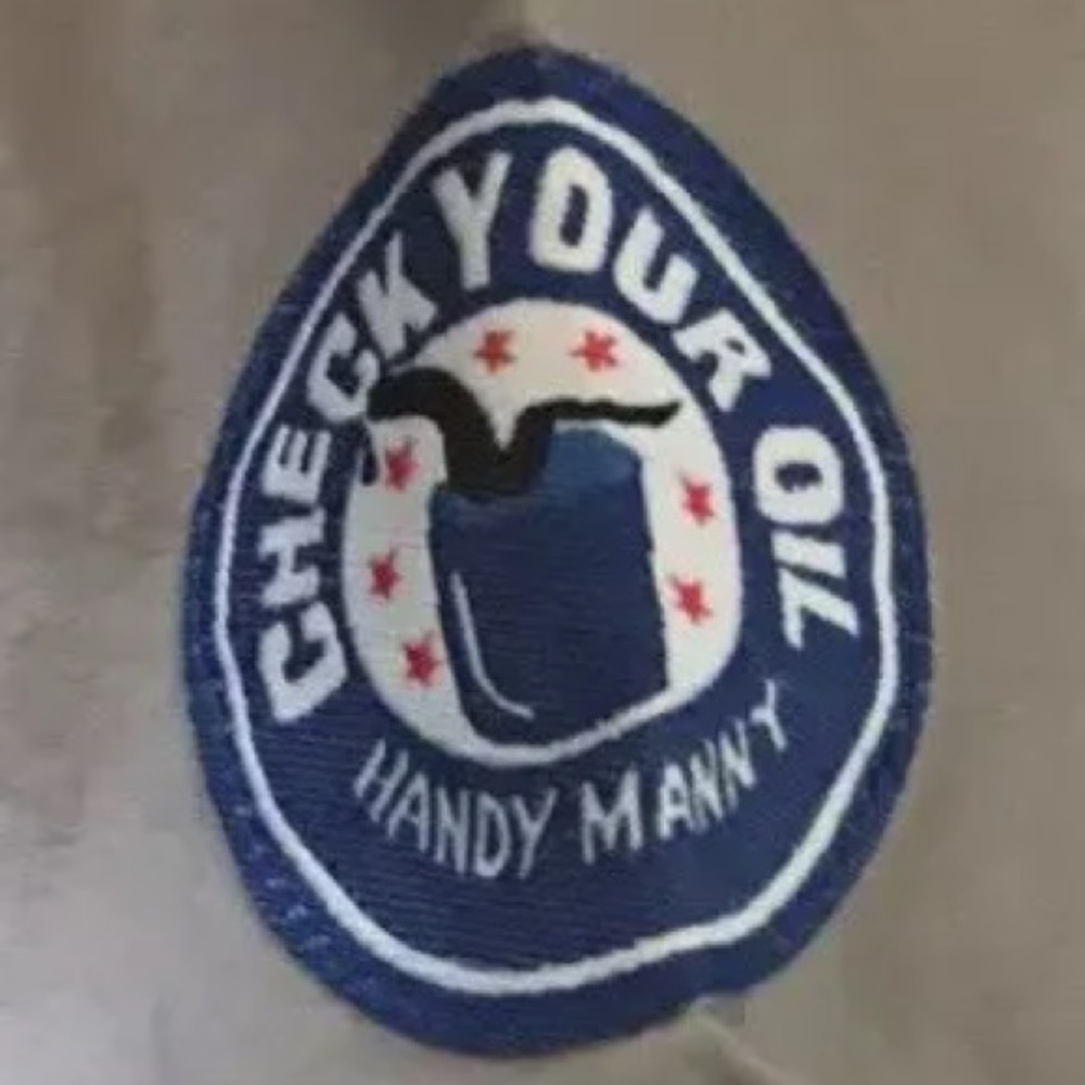 Handy Manny collared shirt in gray Like New tools motorcycle shop boys Disney 5T - Picture 10 of 16